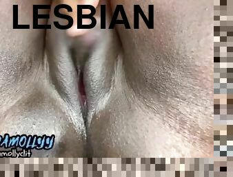 klitoris, didelis, juodaodžiai, lesbietės, žaislas, rinkinys, plekšnojimas, čiulpimas-sucking