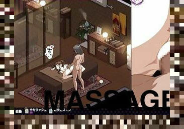 cul, massage, hentai