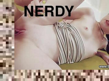 She Is Nerdy - Hot Pearl - Fuck Hungry Teen Loves Cock