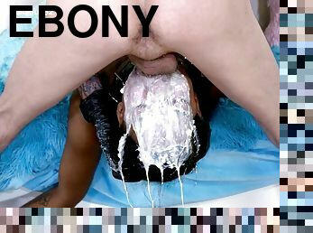 Sloppy Rough Facefuck For Sad Ebony