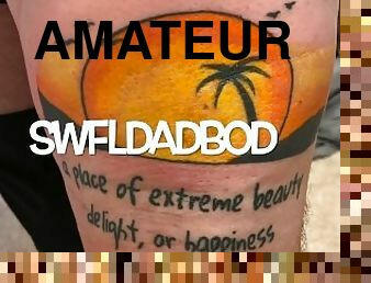 bad, pappa, fet, amatör, gay, bbw, knubbig, dusch, ensam, tatuering