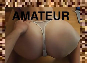 cul, amateur, ados, point-de-vue, ejaculation, européenne, euro, brunette, crie