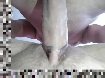 Unusual angle for shooting vaginal porn