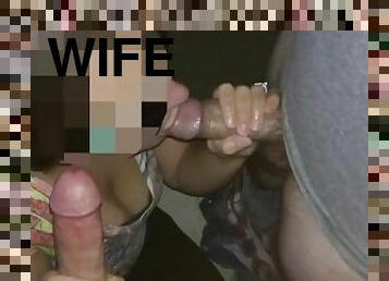 menipu, isteri, amateur, perempuan-jelita, menghisap-zakar, milfs, bertiga, dua-kali-ganda, cuckold, menembusi