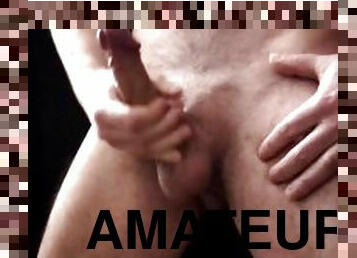 énorme, masturbation, amateur, énorme-bite, hardcore, branlette, solo, réalité, bite, dure