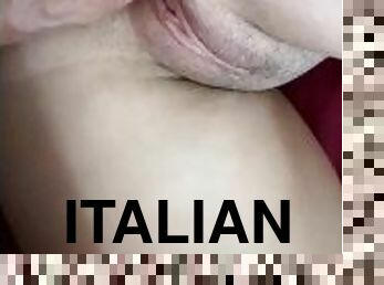 cul, orgasme, chatte-pussy, amateur, hardcore, italien, brunette