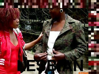 Hidden Cam Shows Lesbian Sex In African Shower