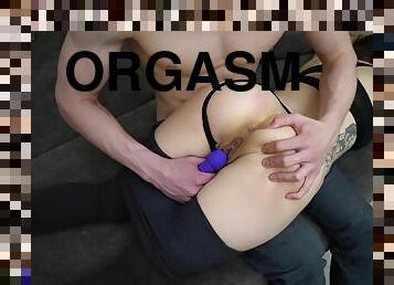 Big Ass Got Spanked And Fingered To Real Orgasm