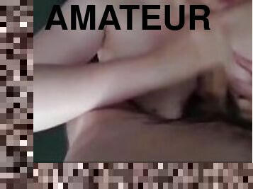 énorme, masturbation, amateur, ejaculation-sur-le-corps, ados, maison, branlette, couple, secousses, point-de-vue