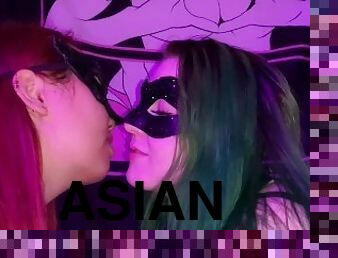asiatique, gros-nichons, femme, amateur, lesbienne, fétiche, cocu, blanc, tatouage