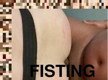 fisting, cona-pussy, anal, gay, penetração-de-braço, áspero