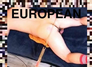 bdsm, esclave, européenne, euro, canapé, motard, fétiche, bondage, fessée