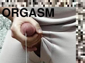 masturbare-masturbation, orgasm, jet-de-sperma, facut-acasa, laba, solo, dezbracandu-se-undressing