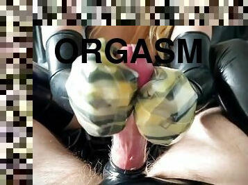 orgasme, amateur, branlette, bdsm, point-de-vue, britannique, fétiche, latex, bite, caoutchouc