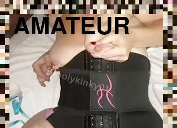 amateur, milf, fétiche, solo, lait, en-lactation