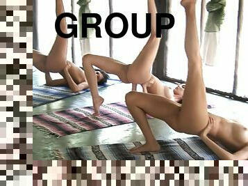 nude yoga class - melissa mendiny
