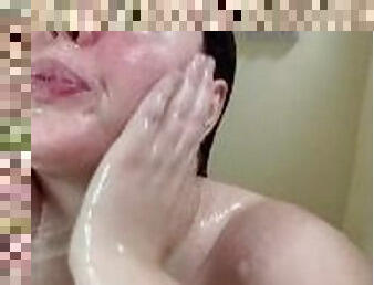 Sexy MILF in the shower