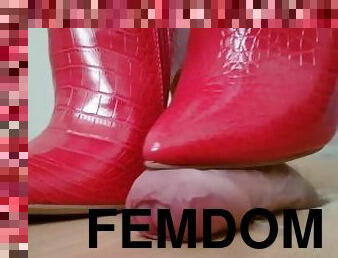 amador, hardcore, casal, pés, fetiche, amante, trabalho-de-pé, botas, domínio-feminino