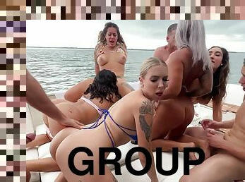 Fun In The Sun Group Sex Orgy Style - Reality Outdoor Hardcore with sexy babes and pornstars
