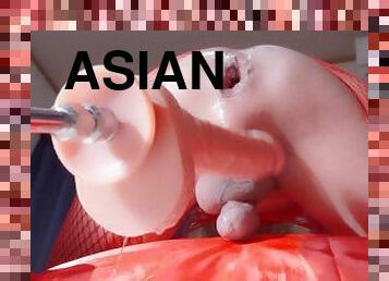 asien, papa, masturbieren, transsexueller, dilettant, ladyboy, arschloch