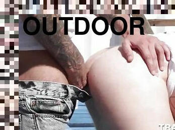 TRAILERTRASHBOYS Tattooed Stud Bryce Hart Raw Bred Outdoor