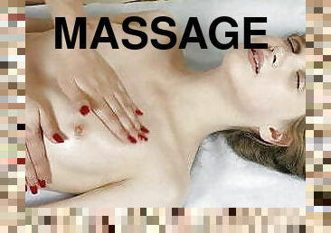 Abel Rugolmaskina gives warming moans during massage