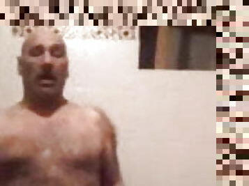 Hairy Turkish dad and his thick cock 