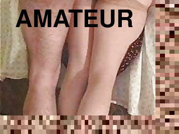 levrette, femme-de-ménage, amateur, mature, bas, européenne, euro, en-nylon