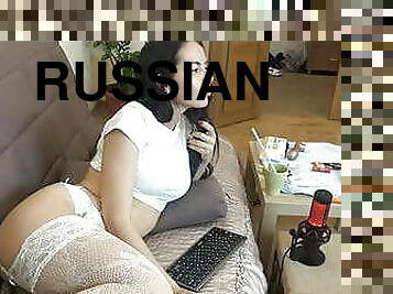 дупа, піхва-pussy, росіянка, панчохи, жіноча-білизна, веб-камера, бісексуалка