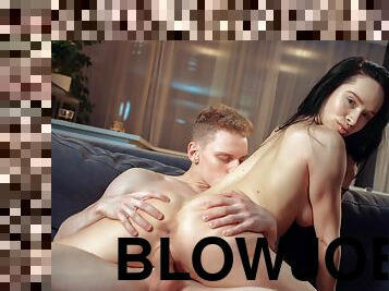 SIS.PORN. Girl with small tits has sex with the stepbro
