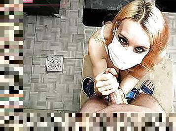 amatir, cumshot-keluarnya-sperma, jenis-pornografi-milf, buatan-rumah, handjob-seks-dengan-tangan-wanita-pada-penis-laki-laki, sudut-pandang, berhubungan-dengan-wajah, berambut-pirang, nakal, penutup-muka