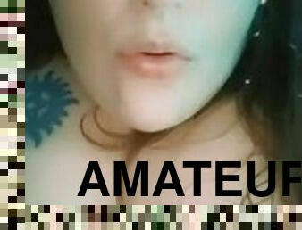 storatuttar, pappa, masturbation, amatör, bbw, slyna, sprut, farsan, brunett, docka