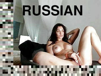 masturbation, chatte-pussy, russe, webcam, gode