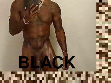 amateur, énorme-bite, gay, black, webcam, musclé, taquinerie