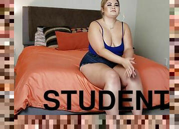 Insane Ass! Foreign Big Ass College Student Does Her First Porn Audition With Casting Curvy