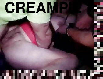 Creampie gangbang with me