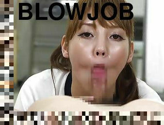 Rei Mizuna - Colegial Blowjob FULL