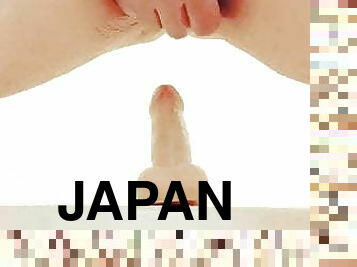 grosse, énorme, masturbation, anal, jouet, gay, japonais, belle-femme-ronde, joufflue, gode