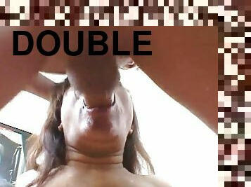 A rough double penetration with the hot annie cruz