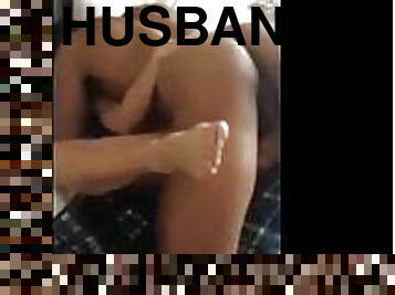 orgasm, fru, avsugning, cumshot, svart, man, sprut, knullande, söt-sweet