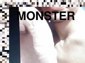 papa, masturbieren, monster, immens-glied, homosexuell, strand, junge18, vati, tragen, saugen