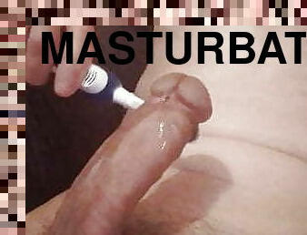 Electric toothbrush wank.