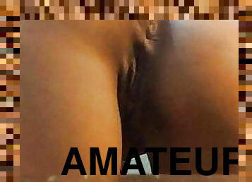 masturbation, chatte-pussy, amateur, maison, belle, assez, solo, tatouage, taquinerie