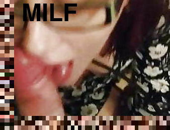 fellation, milf, salope, britannique, cougar