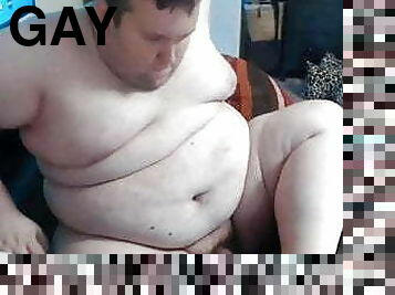 Young Chubby Man Wanking