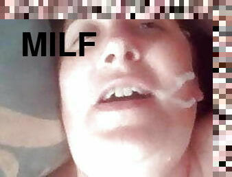 Bbw. Milf facial