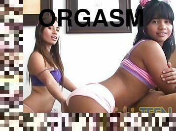 Toby Ting and her best friend bring each other to orgasm!