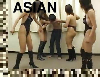 asiatisk, japansk, femdom