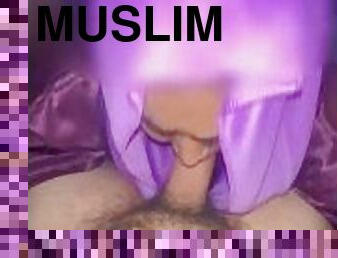 Muslim girl lets me fuck her face on valentines day