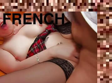 Chubby french slut enjoys a big cock - Kemaco Studio